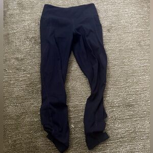 FP Movement by Free People Black Cropped Leggings with Ankle Twist